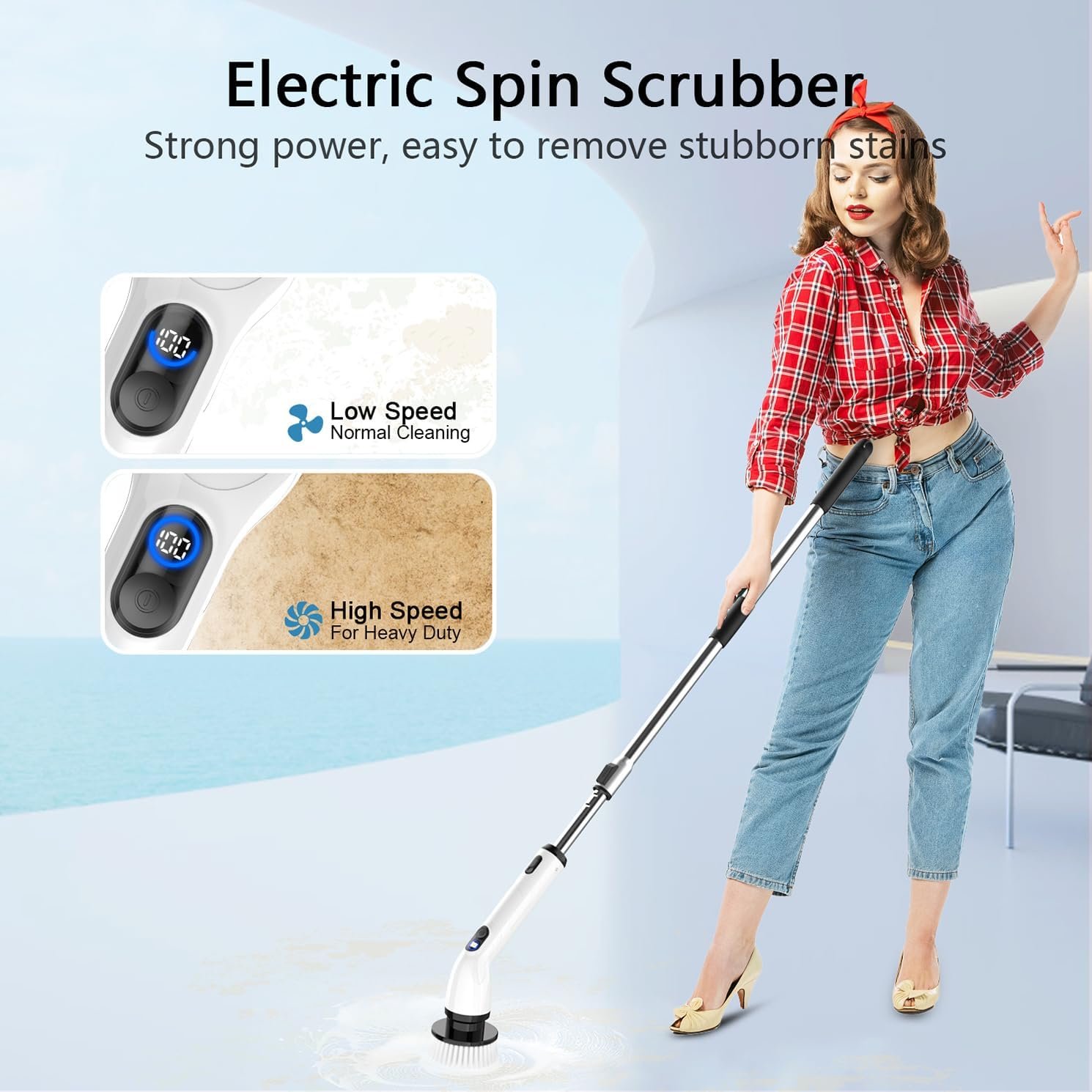 TUYU Electric Spin Scrubber Review: Cordless Bathroom Cleaning Brush