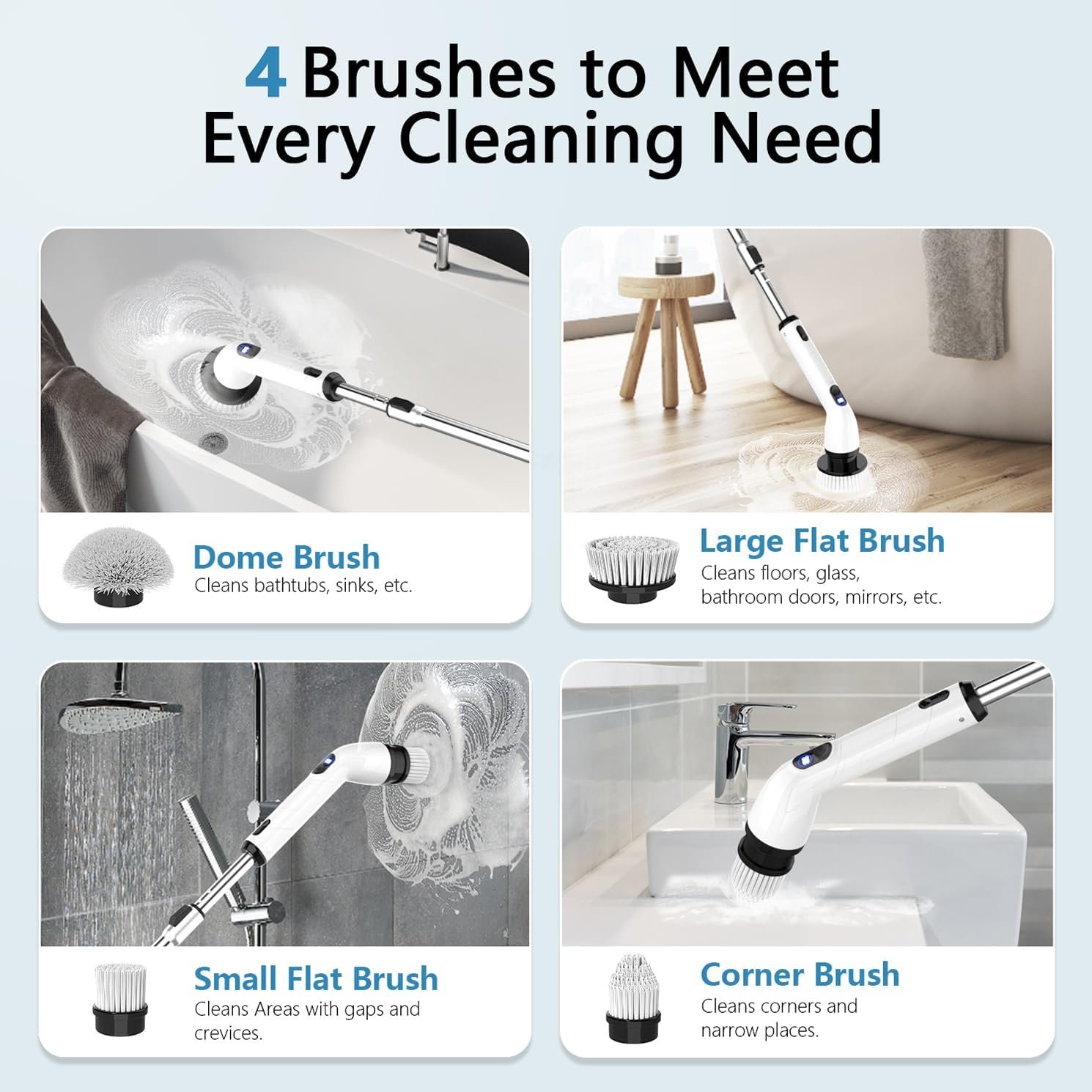 TUYU Electric Spin Scrubber Review: Cordless Bathroom Cleaning Brush
