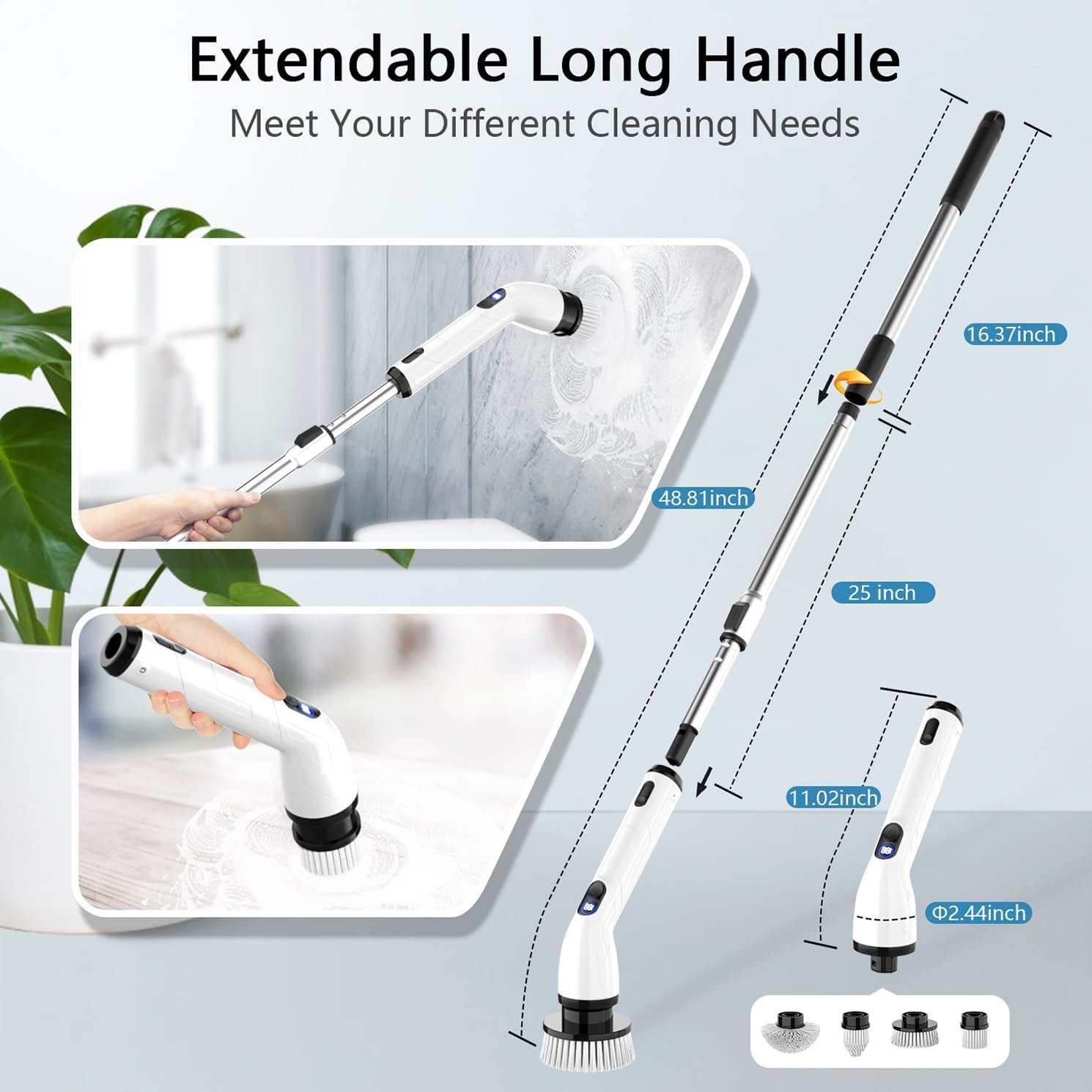 TUYU Electric Spin Scrubber Review: Cordless Bathroom Cleaning Brush