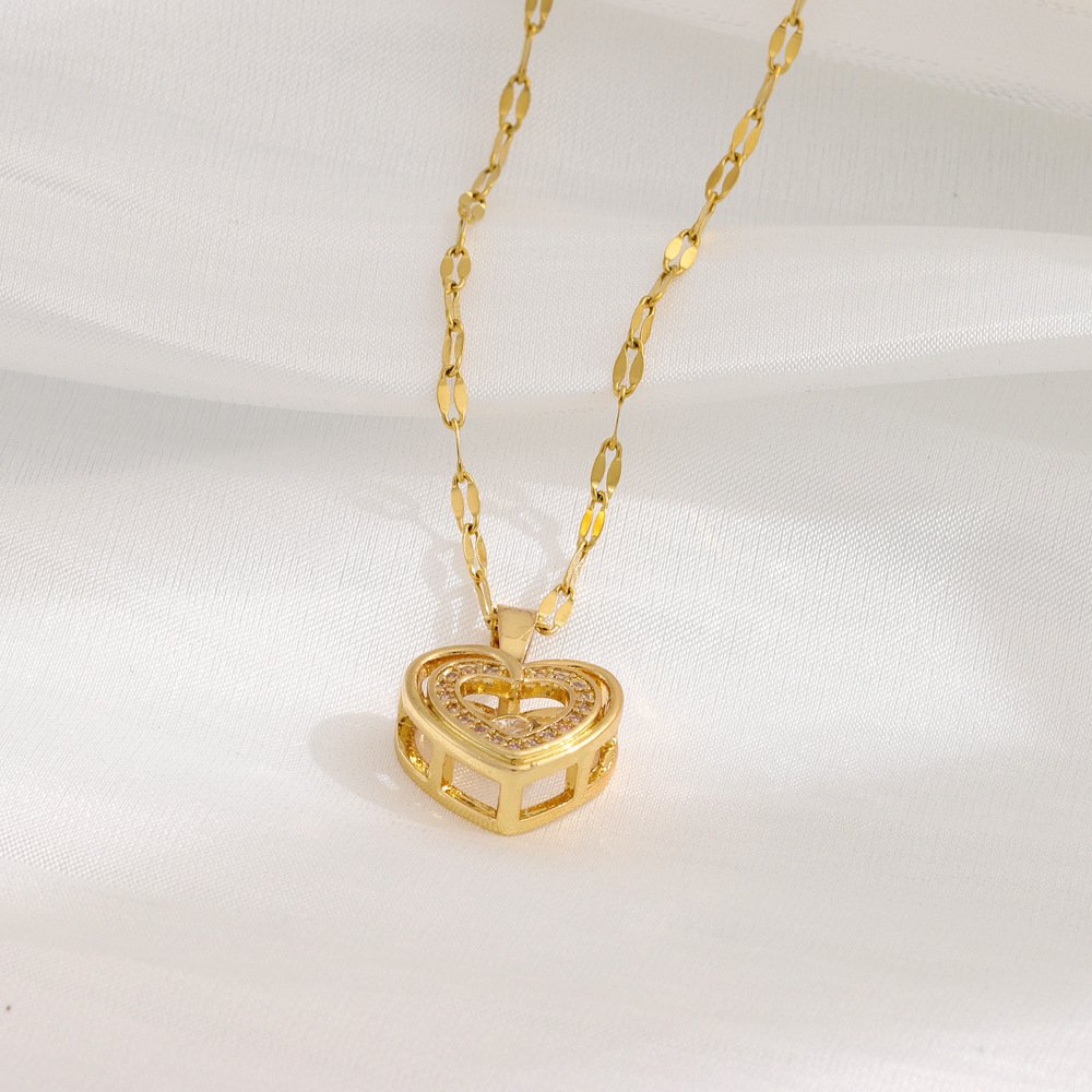 Double Layer Love Necklace: A Stylish and Elegant Jewelry Piece for Every Woman - Image 6