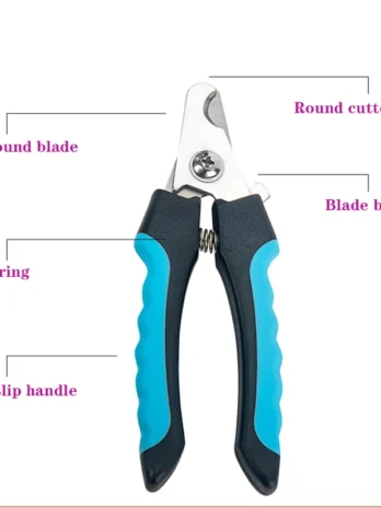 Professional Stainless Steel Pet Nail Trimmer Labor-Saving Convenient Dog Grooming Tool Essential Pet Supplies