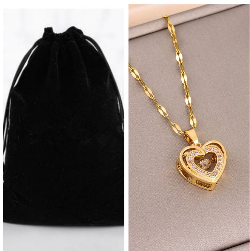Double Layer Love Necklace: A Stylish and Elegant Jewelry Piece for Every Woman - Image 4